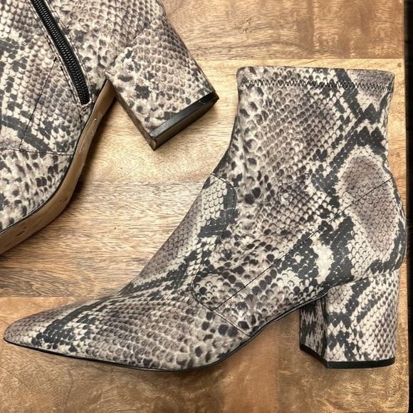 Marc Fisher Jerica Snakeskin Boots - Picture 2 of 14
